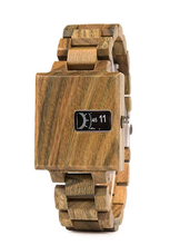 Carregar imagem no visualizador da galeria, Relógio de Madeira erkek kol saati
