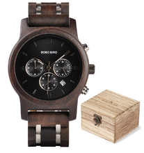 Carregar imagem no visualizador da galeria, Relógio de Madeira M9