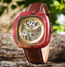 Carregar imagem no visualizador da galeria, Relógio de Madeira Resina Quadrado