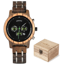 Carregar imagem no visualizador da galeria, Relógio de Madeira M9