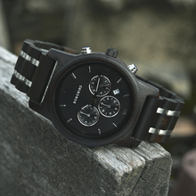 Carregar imagem no visualizador da galeria, Relógio de Madeira M9