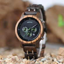 Carregar imagem no visualizador da galeria, Relógio de Madeira M9