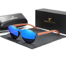 Carregar imagem no visualizador da galeria, Óculos de Madeira Retrô Round