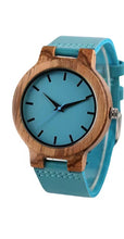 Carregar imagem no visualizador da galeria, Relógio de Madeira Blue Life