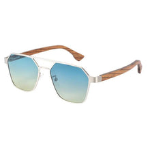 Carregar imagem no visualizador da galeria, Óculos de Madeira Metálico