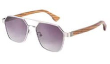 Carregar imagem no visualizador da galeria, Óculos de Madeira Metálico