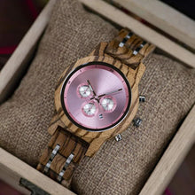 Carregar imagem no visualizador da galeria, Relógio de Madeira M9