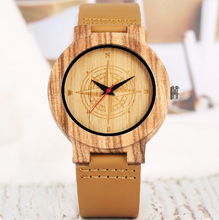 Carregar imagem no visualizador da galeria, Relógio de Madeira Bússola One