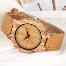Carregar imagem no visualizador da galeria, Relógio de Madeira Bússola One