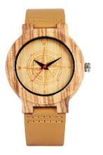 Carregar imagem no visualizador da galeria, Relógio de Madeira Bússola One