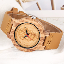 Carregar imagem no visualizador da galeria, Relógio de Madeira Caveira Mexicana