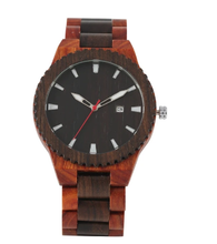 Carregar imagem no visualizador da galeria, Relógio de Madeira sândalo