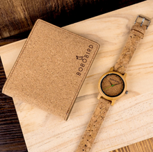 Carregar imagem no visualizador da galeria, Relógio de Bamboo / Carteira