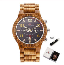 Carregar imagem no visualizador da galeria, Relógio de Madeira Militar 2