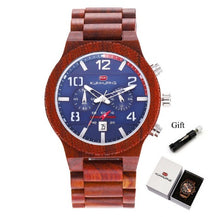 Carregar imagem no visualizador da galeria, Relógio de Madeira Militar 2