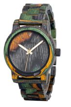 Carregar imagem no visualizador da galeria, Relógio de Madeira Metroid