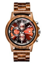 Carregar imagem no visualizador da galeria, Relógio de Madeira Cronógrafo