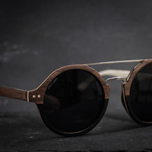Carregar imagem no visualizador da galeria, Óculos de Madeira Round