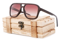 Carregar imagem no visualizador da galeria, Óculos de Madeira Ébano degrade