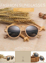 Carregar imagem no visualizador da galeria, Óculos de Madeira Retro Classic