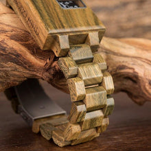 Carregar imagem no visualizador da galeria, Relógio de Madeira erkek kol saati - Wood Love