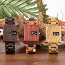 Carregar imagem no visualizador da galeria, Relógio de Madeira erkek kol saati - Wood Love