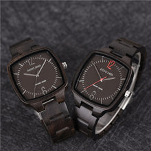 Carregar imagem no visualizador da galeria, Relógio de Madeira Quadrado