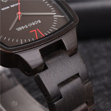 Carregar imagem no visualizador da galeria, Relógio de Madeira Quadrado