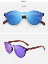 Carregar imagem no visualizador da galeria, Óculos de Madeira Lente Plana
