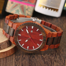 Carregar imagem no visualizador da galeria, Relógio de Madeira sândalo - Wood Love