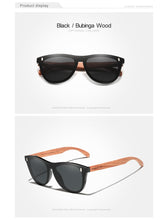 Carregar imagem no visualizador da galeria, Óculos de Madeira lente Plana