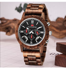 Carregar imagem no visualizador da galeria, Relógio de Madeira Militar