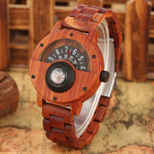 Carregar imagem no visualizador da galeria, Relógio de Madeira Bussola