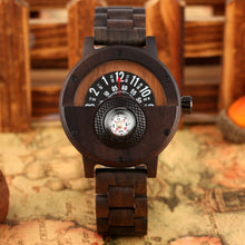 Carregar imagem no visualizador da galeria, Relógio de Madeira Bussola
