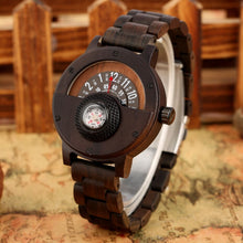 Carregar imagem no visualizador da galeria, Relógio de Madeira Bussola