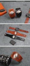 Carregar imagem no visualizador da galeria, Bracelet de Couro Alloy Metal