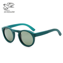 Carregar imagem no visualizador da galeria, Óculos de Madeira Retro Green