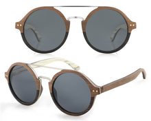 Carregar imagem no visualizador da galeria, Óculos de Madeira Round