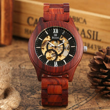 Carregar imagem no visualizador da galeria, Relógio de Madeira Royal Red