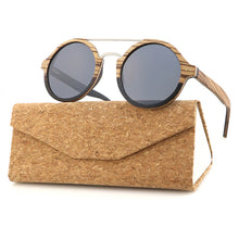 Carregar imagem no visualizador da galeria, Óculos de Madeira Round