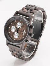 Carregar imagem no visualizador da galeria, Relógio de Madeira JUNQIAO