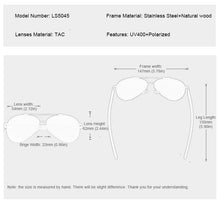 Carregar imagem no visualizador da galeria, Óculos de Madeira Stallone