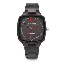 Carregar imagem no visualizador da galeria, Relógio de Madeira Quadrado