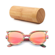 Carregar imagem no visualizador da galeria, Óculos de Madeira Olho de Gato