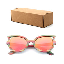 Carregar imagem no visualizador da galeria, Óculos de Madeira Olho de Gato