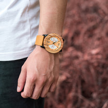 Carregar imagem no visualizador da galeria, Relógio de Madeira Cronógrafo