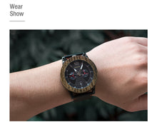 Carregar imagem no visualizador da galeria, Relógio de Madeira Cronógrafo