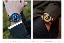 Carregar imagem no visualizador da galeria, Relógio de Madeira Digital Cronógrafo