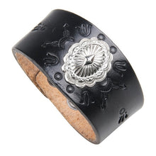 Carregar imagem no visualizador da galeria, Bracelet de Couro Alloy Metal