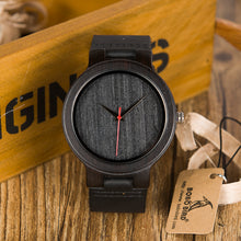 Carregar imagem no visualizador da galeria, Relógio de Madeira Full Black 2